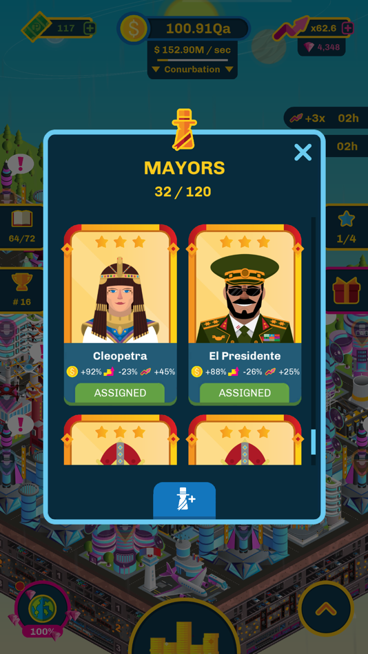 #6. Skyward City: Urban Tycoon (iOS) Ved: Vivid Games S.A.