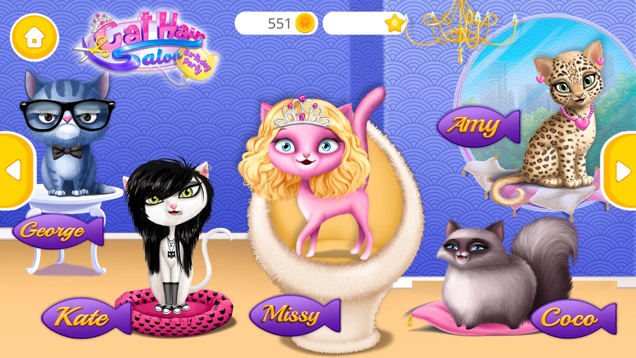 Screenshot 1 of Cat Hair Salon Birthday Party