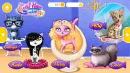 cat hair salon birthday party iphone screenshot 1