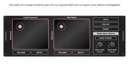 filtermorph auv3 audio plugin iphone screenshot 2