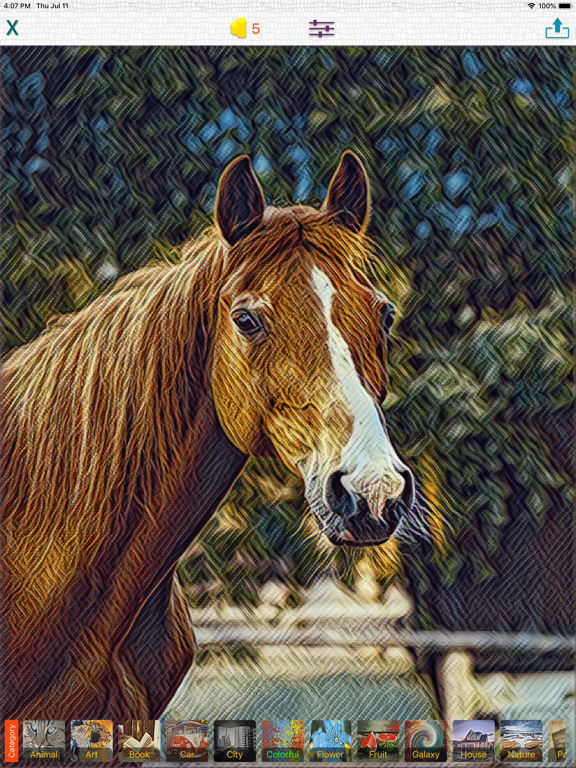 Picselart - Art Effect iPad screenshot 5 - Photo & Video app