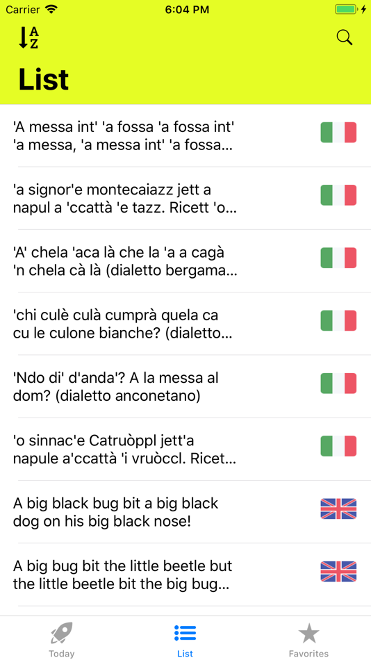 #2. Tongue twisters of the day (iOS) 由: Marco Tini