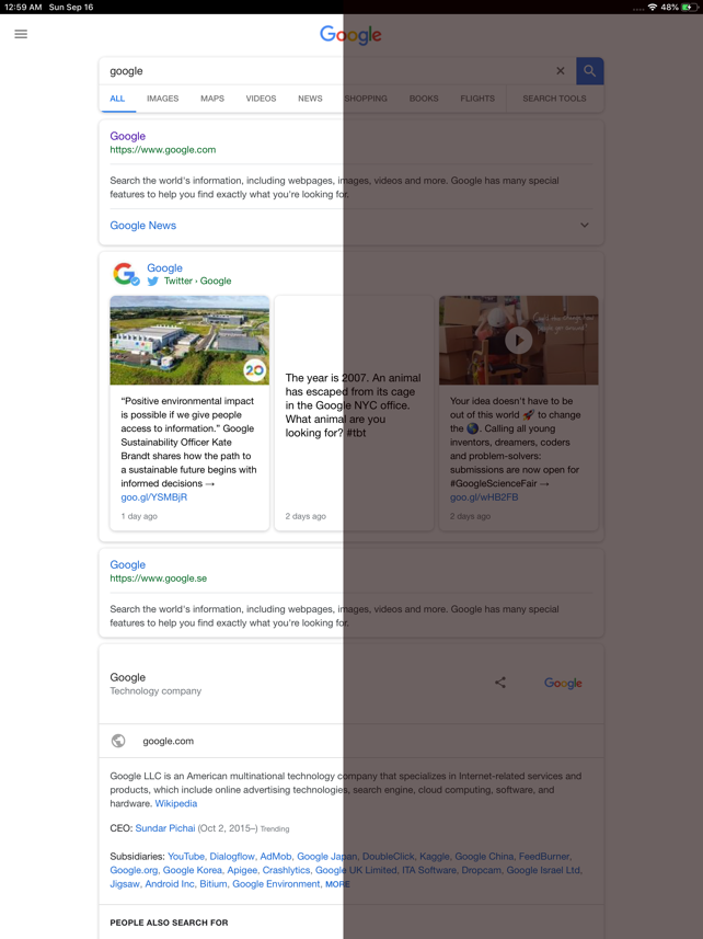 Night Web Browser by Alex Screenshot