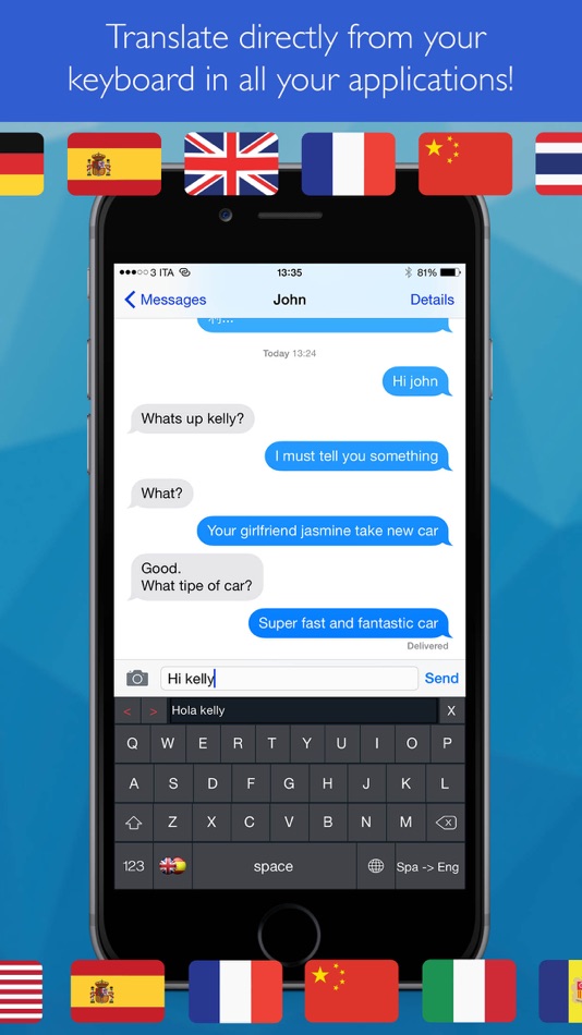 #1. Keyboard Translator Pro! (iOS) By: luca calciano