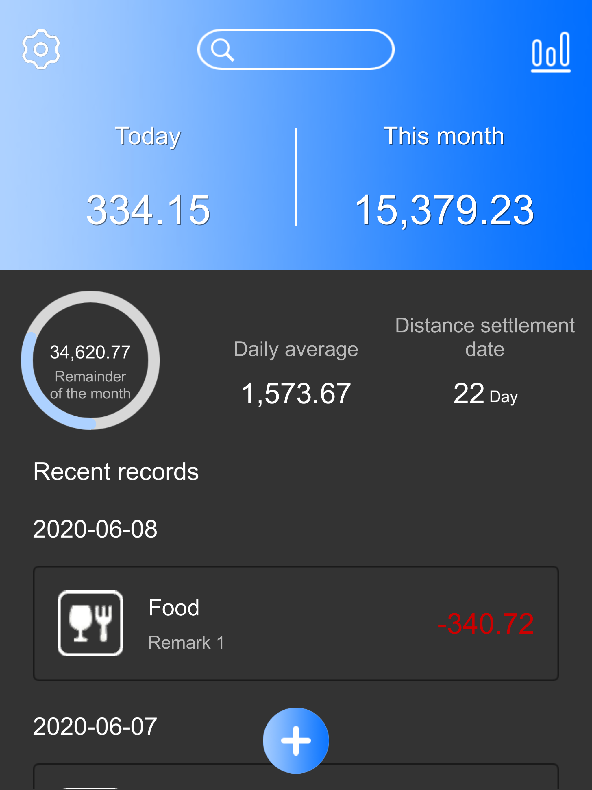 Simple bookkeeping