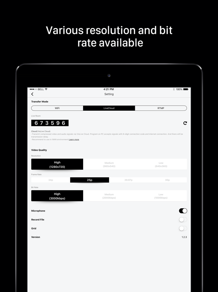 VisLive Wireless Camera