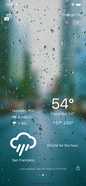 ‎InstantWeather App Screenshot