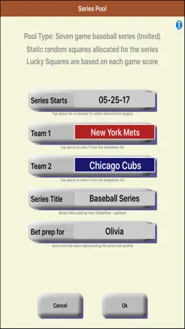 Game screenshot GameBet for Baseball GamePool hack