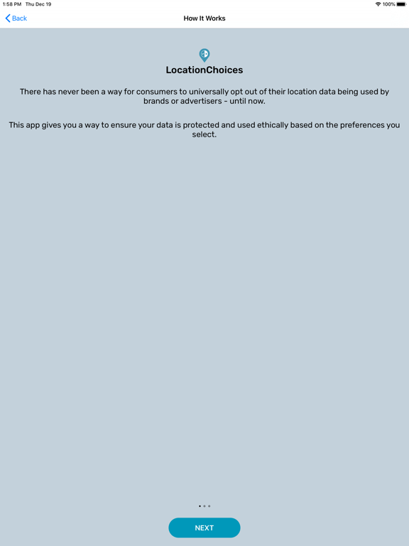 LocationChoices iPad screenshot 1 - Utilities app