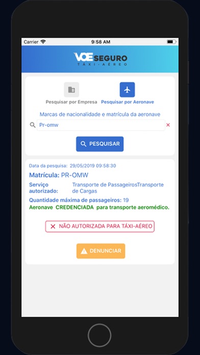 Screenshot #3 pour Consulta de Táxi-Aéreo