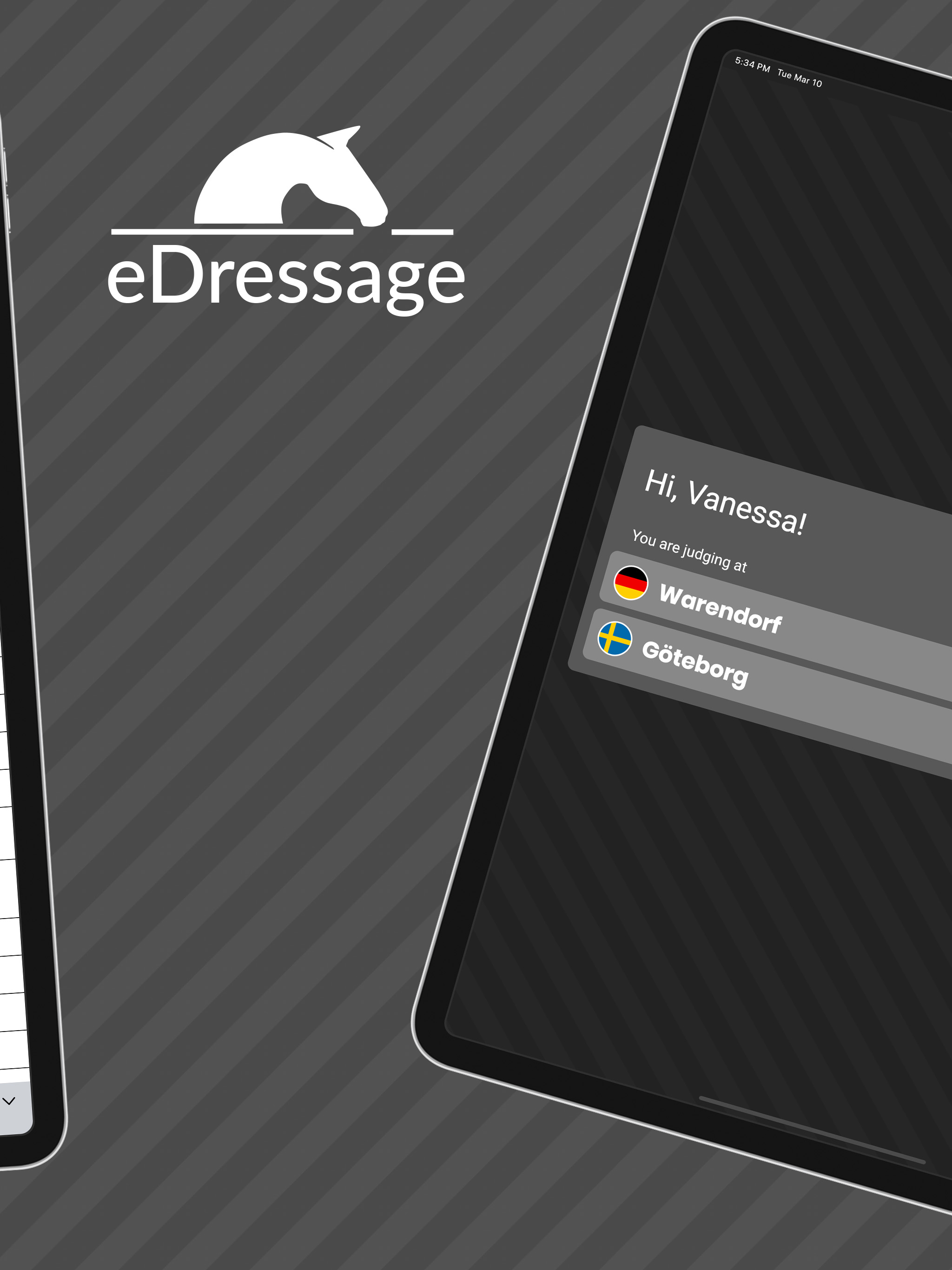 eScribe for eDressage screenshot 2