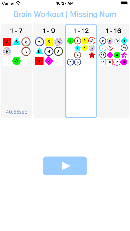 #1. Missing Num (iOS) Podle: Yasuyoshi Ota