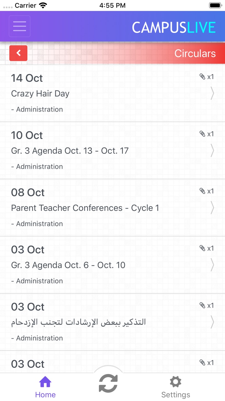 iPhone screenshot