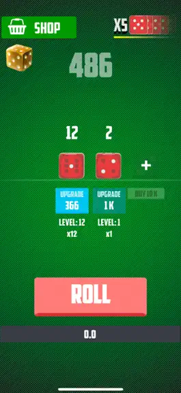 Game screenshot Red dices: roller Idle hack