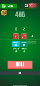 Red dices: roller Idle screenshot #3 for iPhone