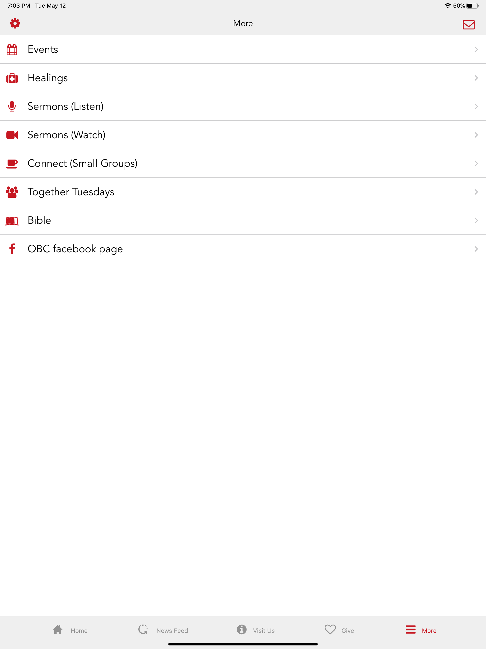 Oxford Baptist Church App screenshot 6