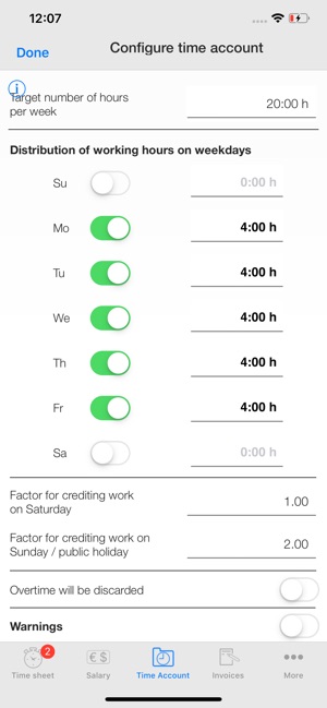 Arbeitszeit Projekte Lenkzeit(圖3)-速報App