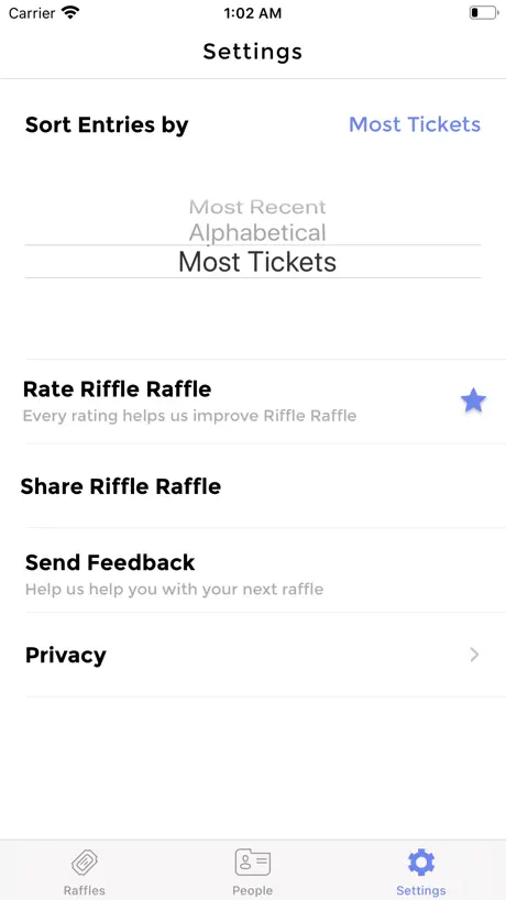 Riffle Raffle
