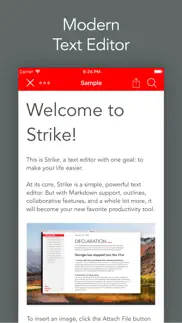 strike writer & publisher iphone screenshot 1