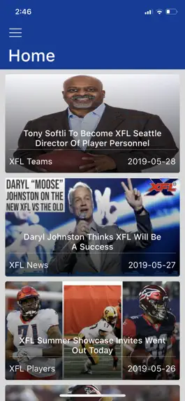 Game screenshot XFL News Hub - XFL Football mod apk