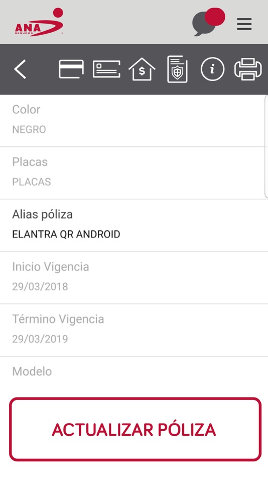 #6. ANA Go (iOS) 由: A.N.A. Compania de Seguros, S.A. de C.V.
