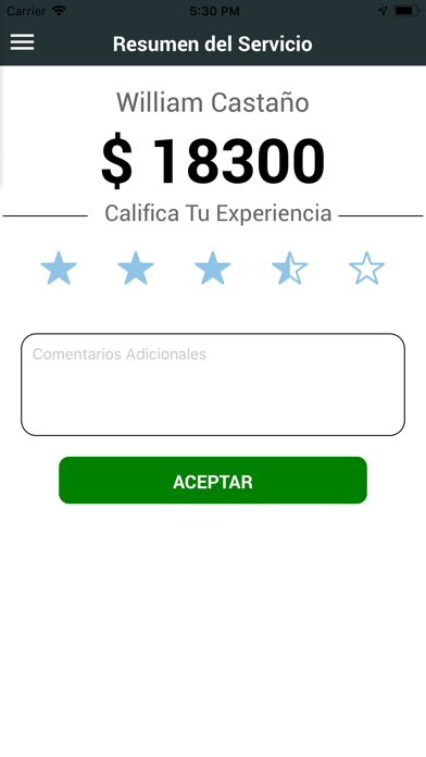 App screenshot