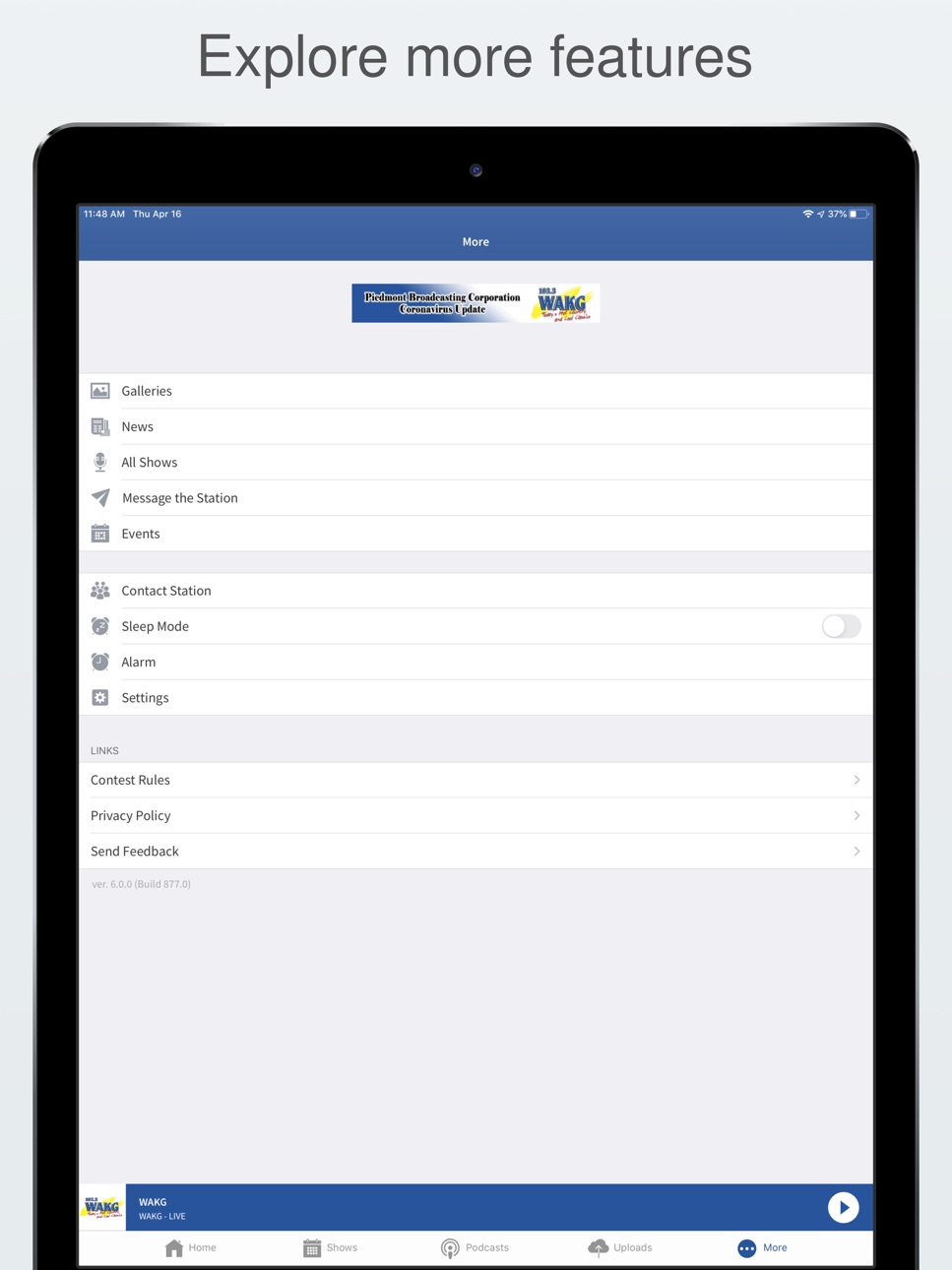 iPad screenshot
