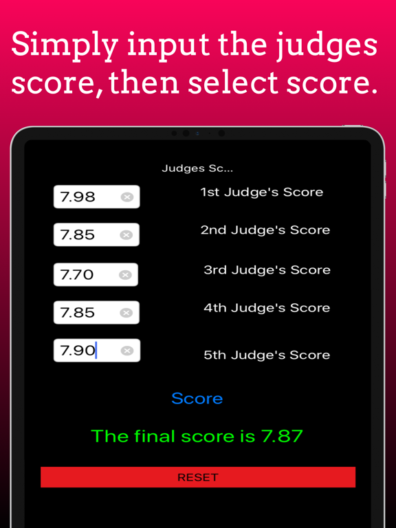 Screenshot #4 pour Judges' Score