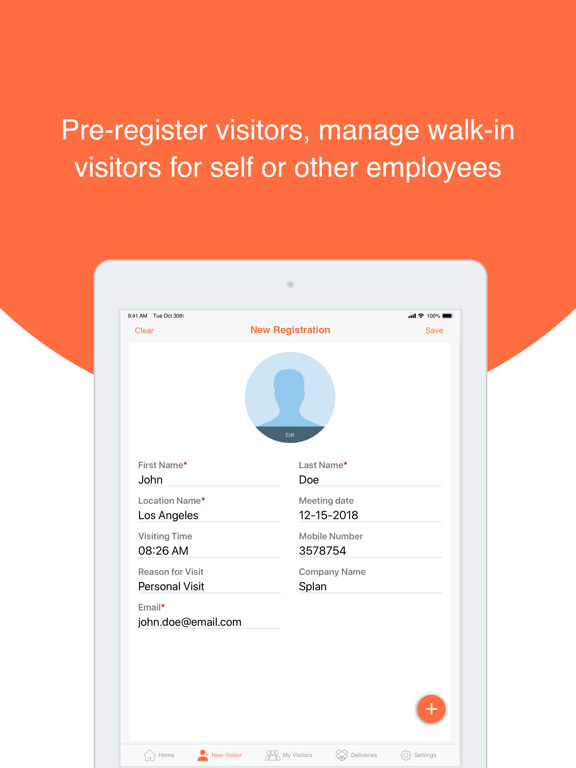 Screenshot #4 pour SignInEasy for Splan Visitor