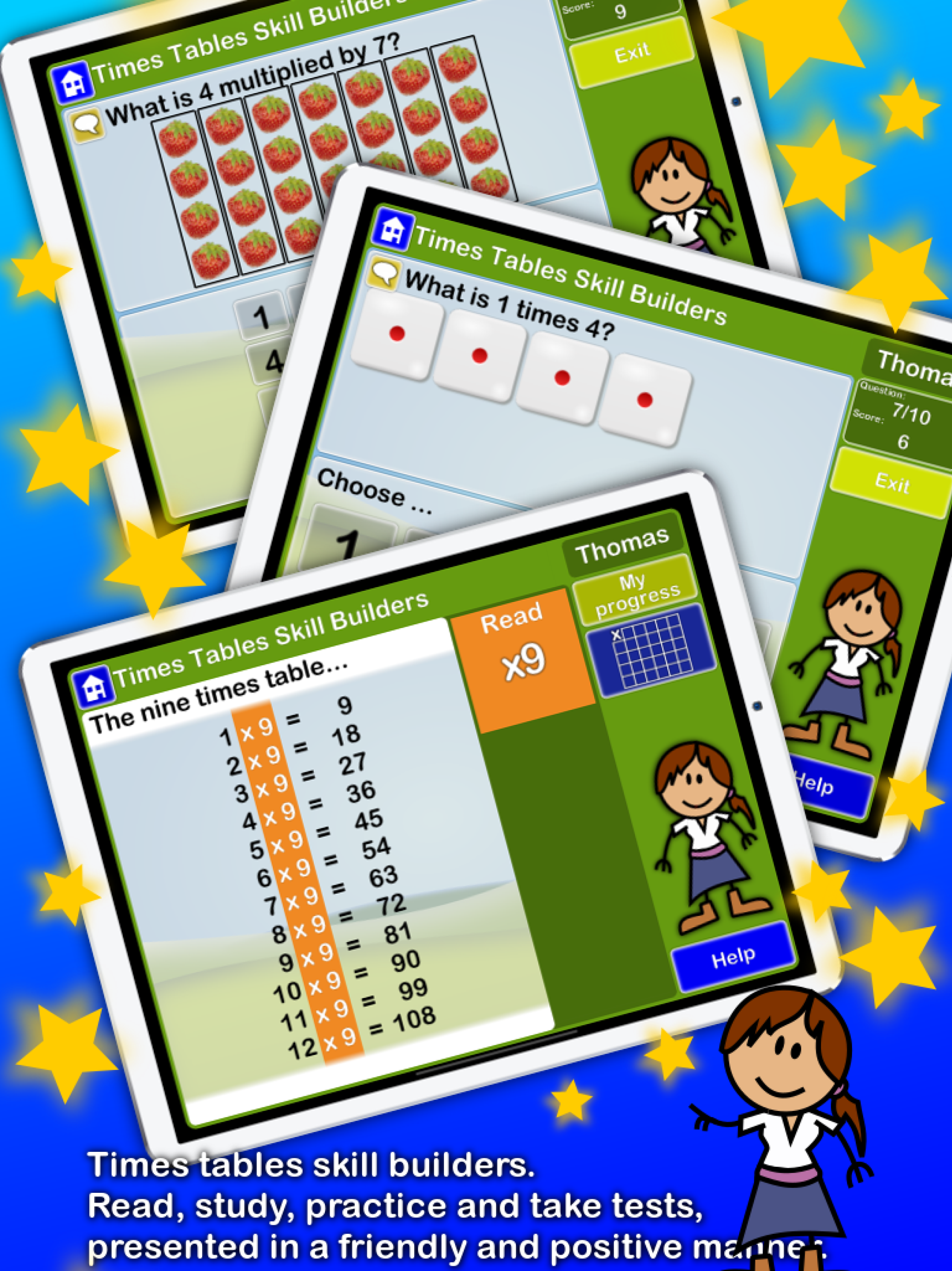 Times Tables Skill Builders screenshot 4