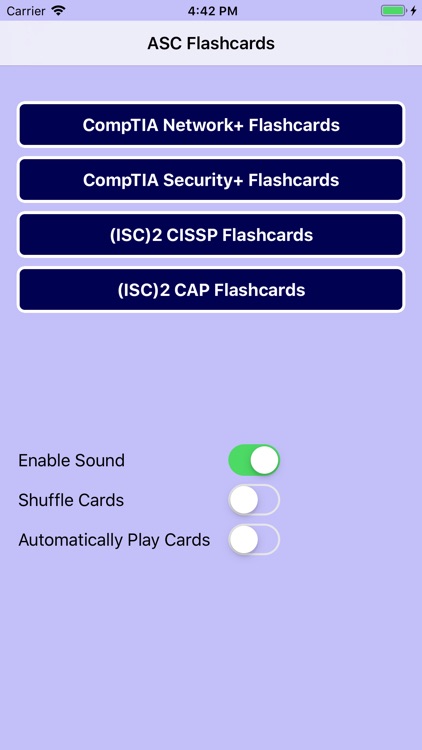 CISSP CAP Security+ Flashcards