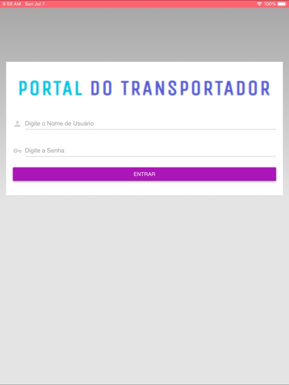 Screenshot #6 pour Portal do Transportador APP