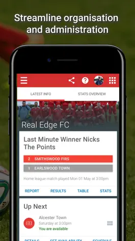 Game screenshot TeamStats - Football Team App apk
