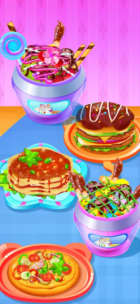 Cooking Foods In The Kitchen