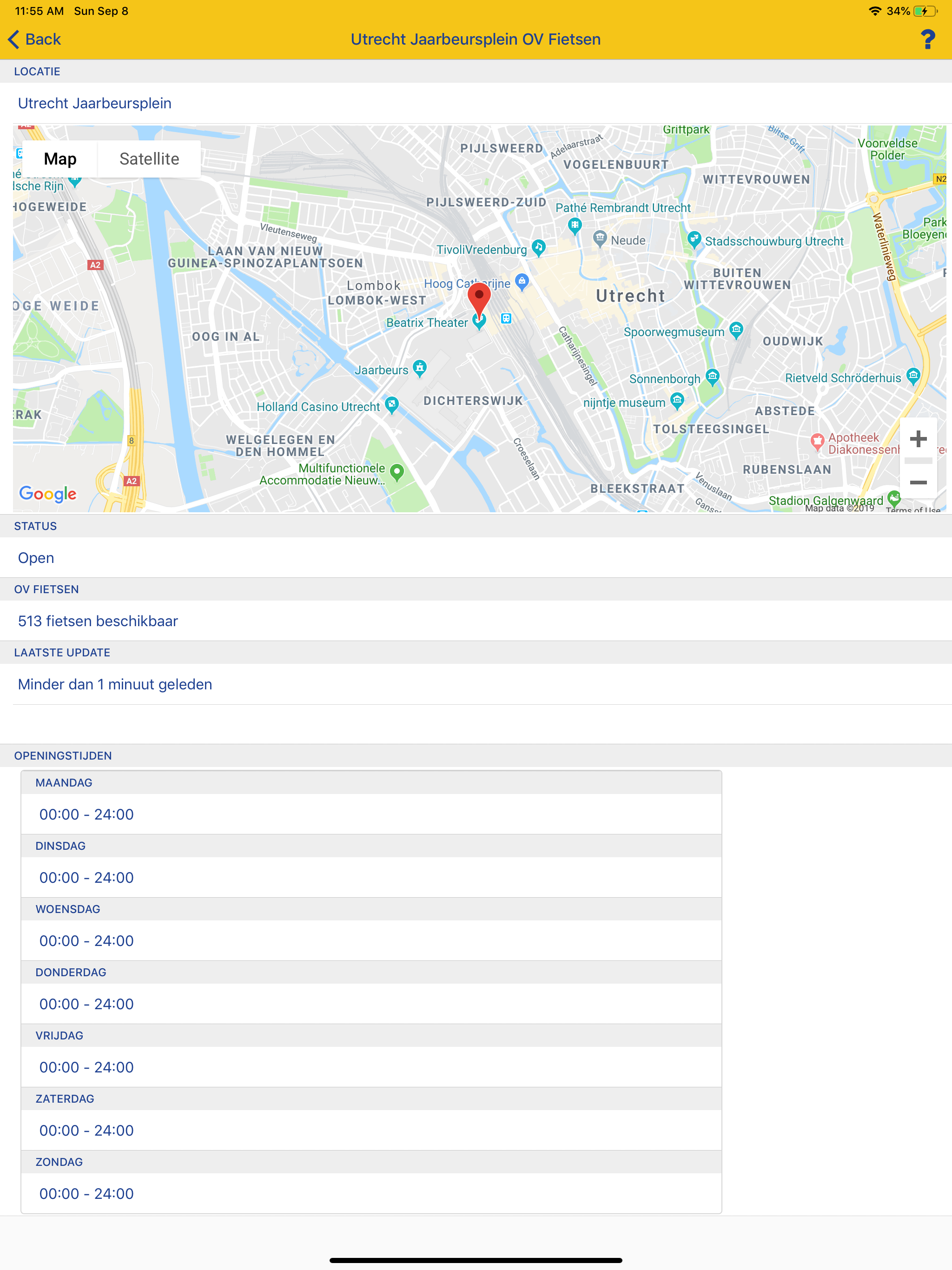 De Betrouwbare OV Fiets App