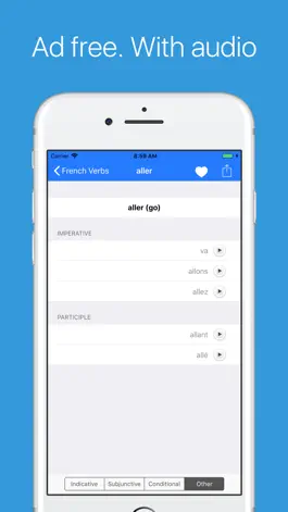 Game screenshot French Verb Conjugator Pro mod apk