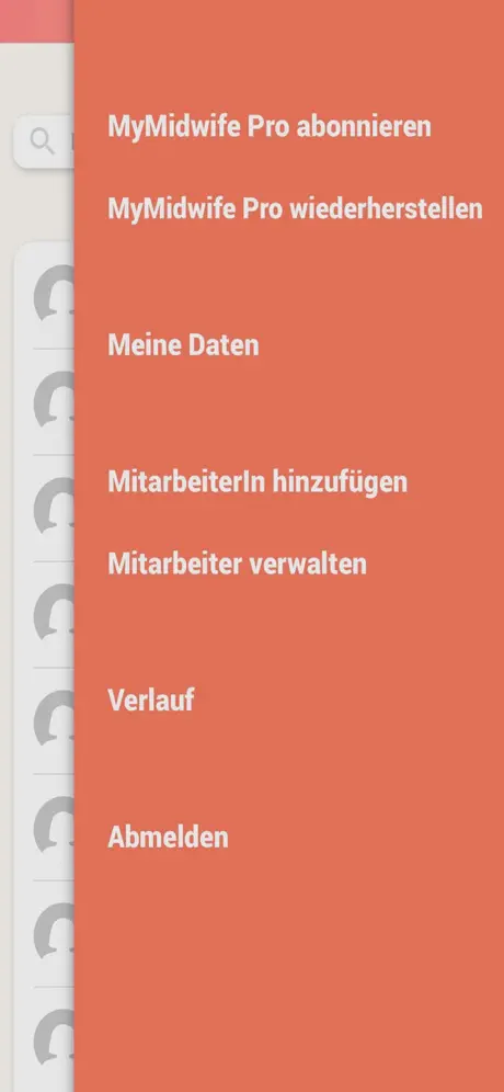 MyMidwife: Dokumentation