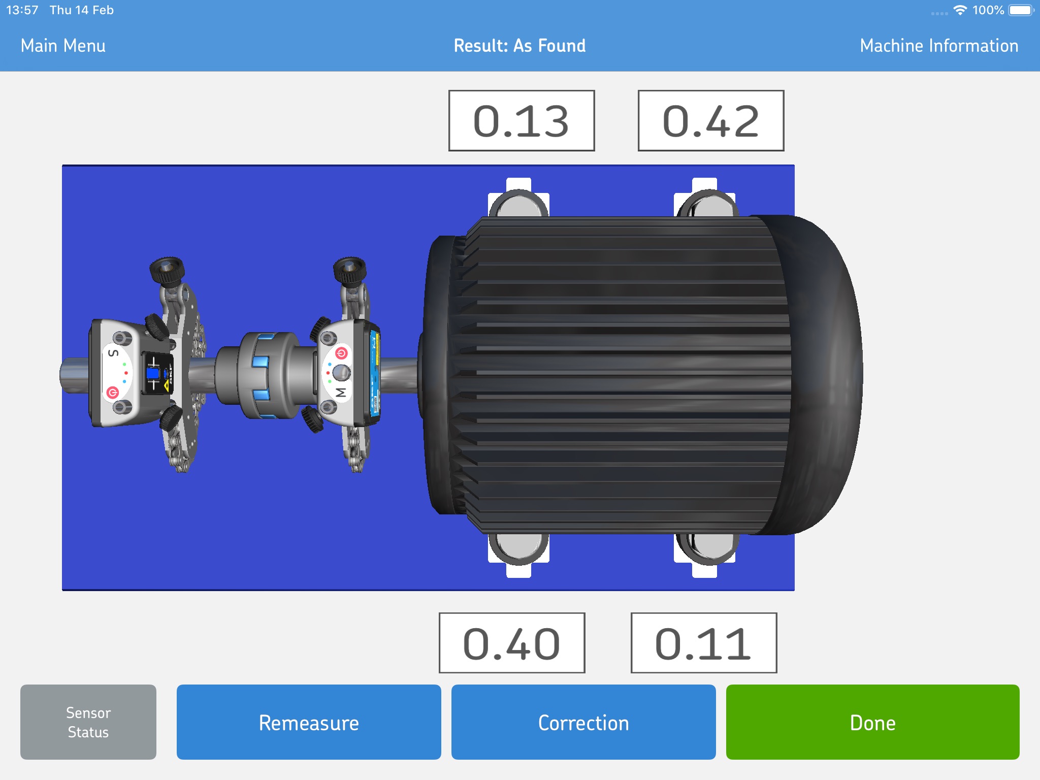 SKF Soft foot screenshot 2