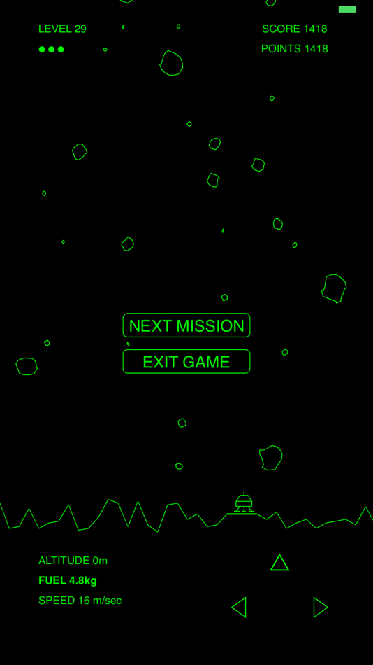 #4. Comet Lander (iOS) Podle: Fernando Morales