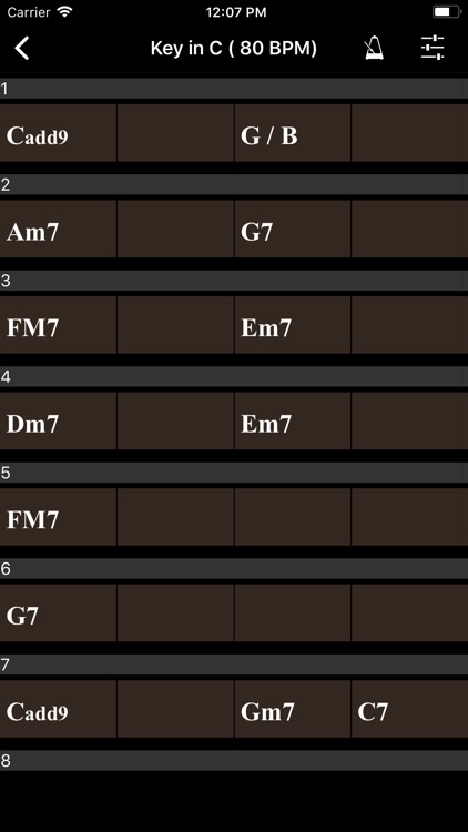 Chord Trainer - various key screenshot-4