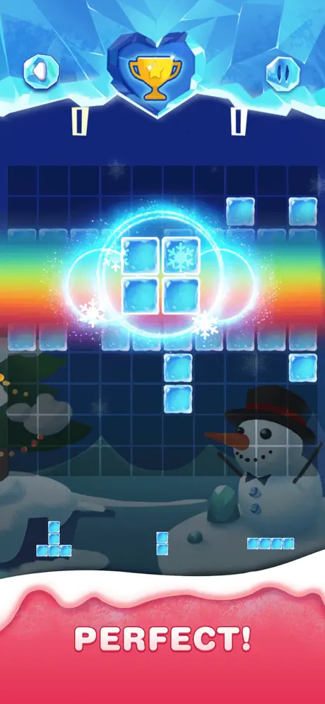 Ice World - Fill Up Cube Blast