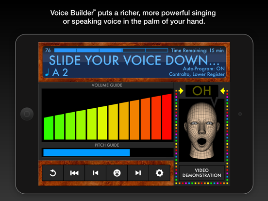 Voice Builder iPad app afbeelding 1