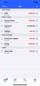 myBill$ screenshot #1 for iPhone
