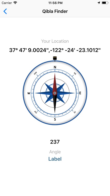 Qibla Finder App