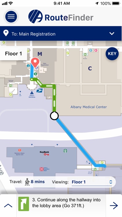Albany Med RouteFinder screenshot-3