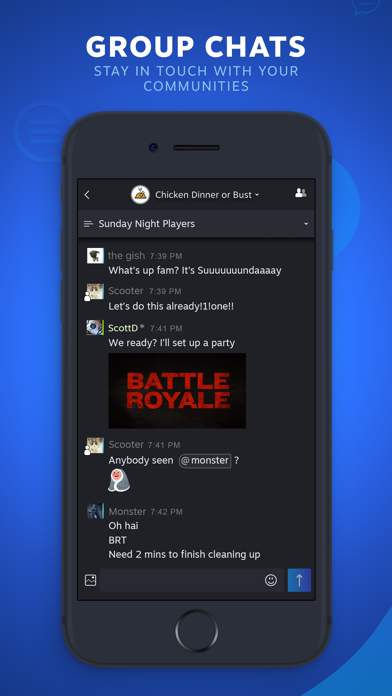Steam Chat Screenshot
