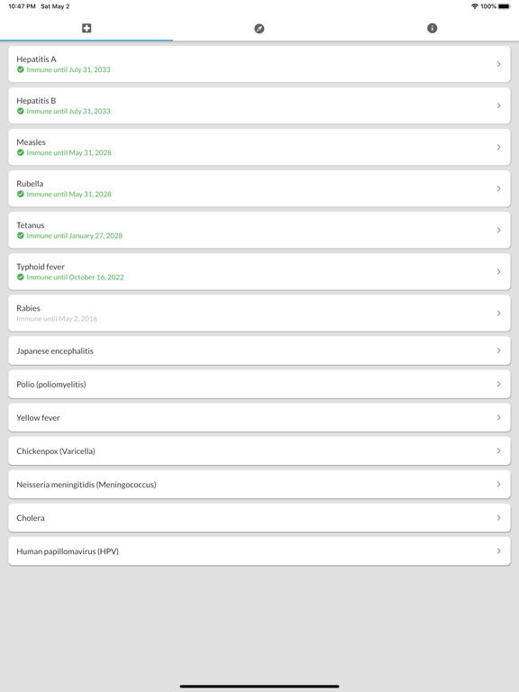 Screenshot #4 pour Immunization record