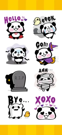 Game screenshot Pandaaa!!! Halloween Stickers hack