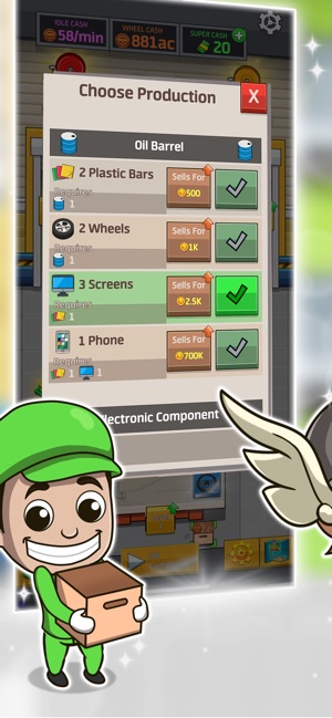 Idle Factory Tycoon(圖2)-速報App