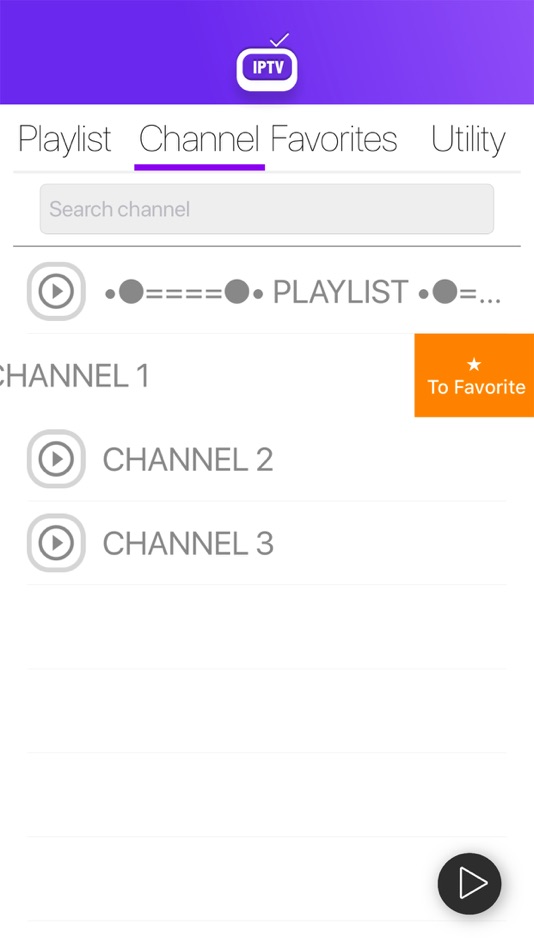 #3. IPTV Easy - m3u Playlist (iOS) By: Marcello Fiore